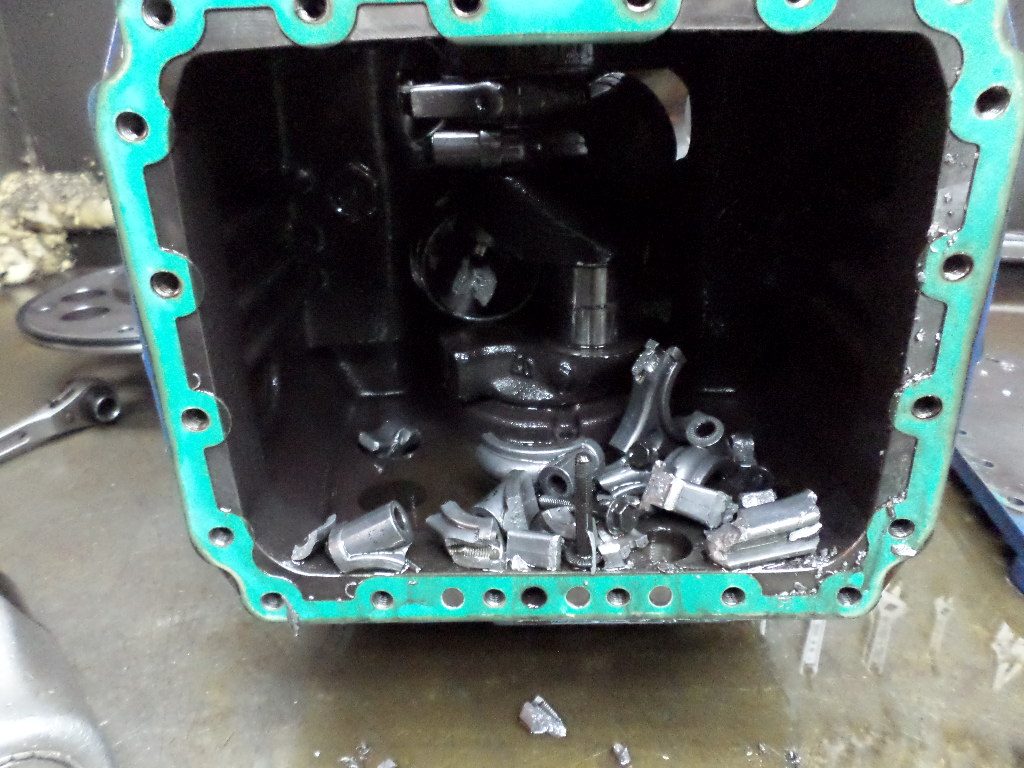 Parts from the same compressor. The valve and piston area has chipped 